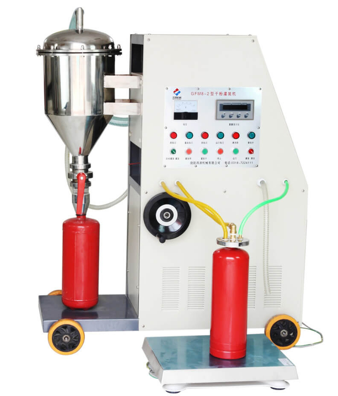 GFM8-2 Automatic Fire Extinguisher Dry Powder Filler ,Fire Extinguisher Filling Machine