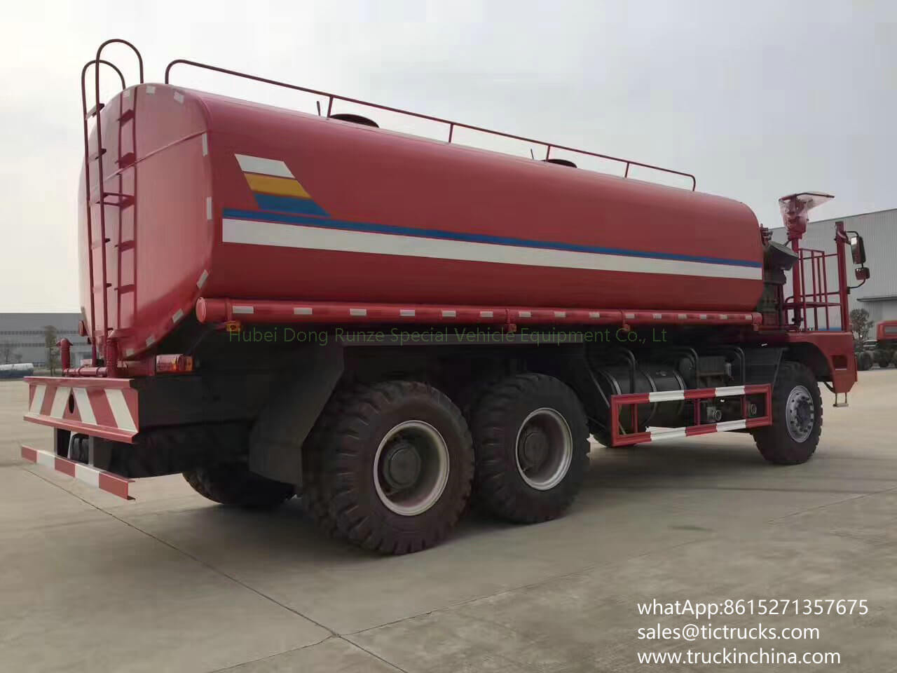 Sino truck Mine 40000L Water tank Truck with water pump cannon 60L/s