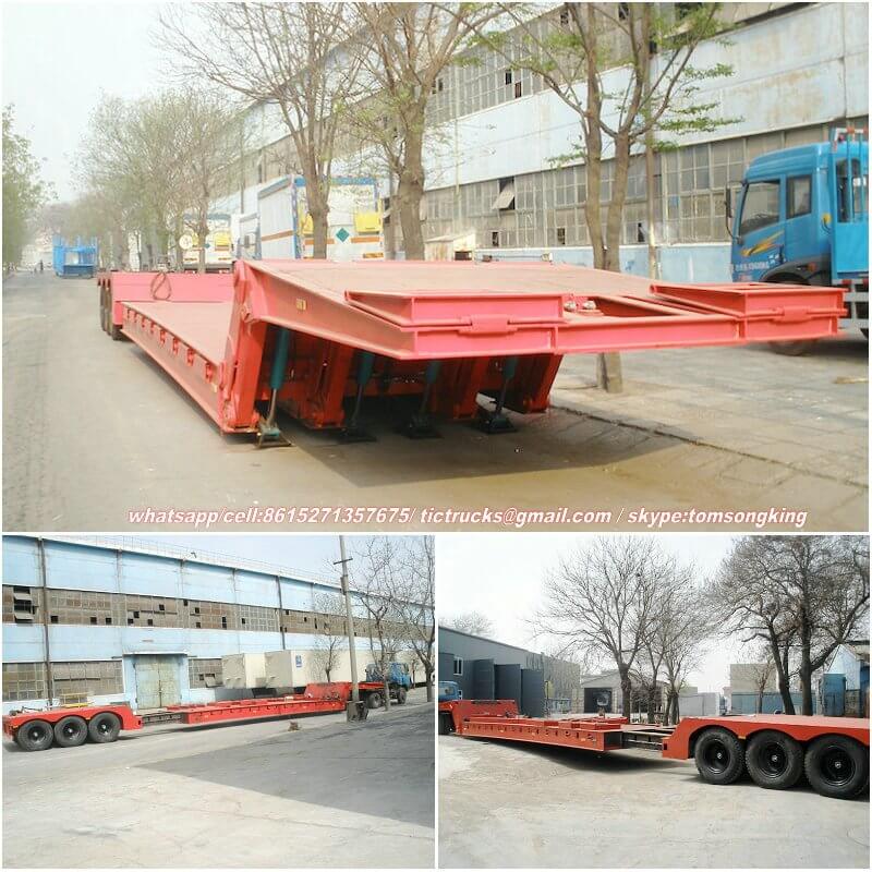 Folding Gooseneck Lowboy Trailer Features