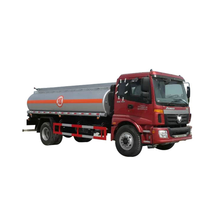 FOTON Fuel Delivery Truck With Stainless Steel Tank PTO Fuel Pump 12CBM