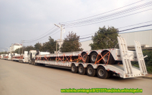 4 axle 100Ton low bed semi-trailer