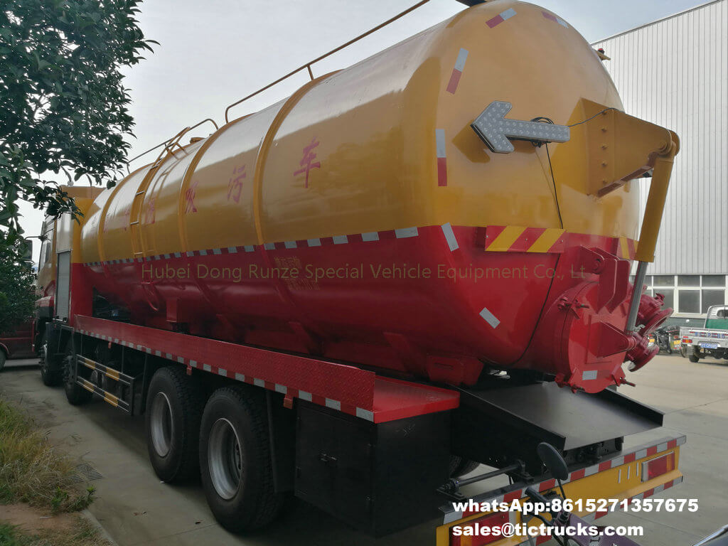 DRZ vaccum tanker truck -27cbm