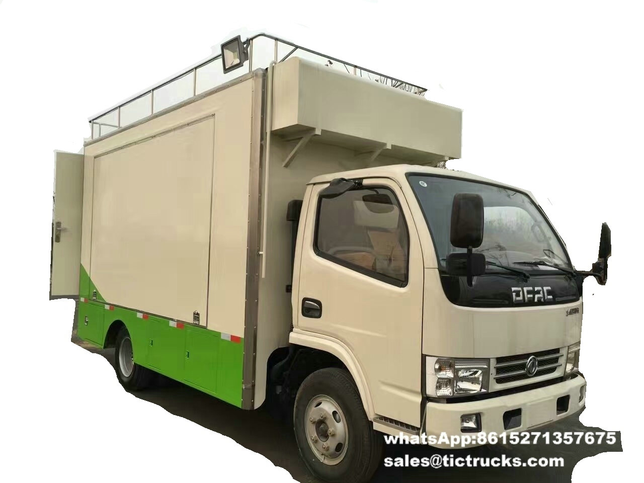 China Mobile Food Cooking Truck Customizing