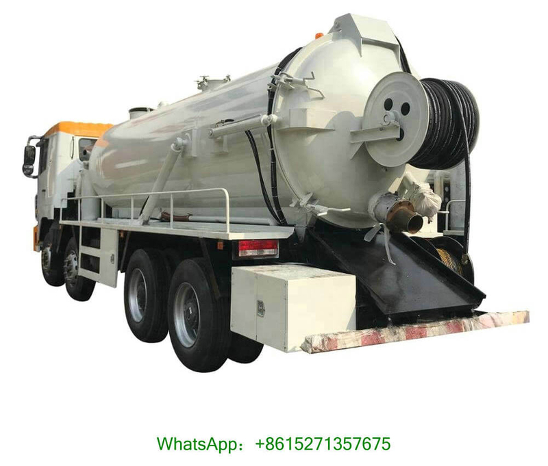 CAMC 8x4 RHD 20000 Liters High Pressure Jetting Vacuum Tanker Trucks