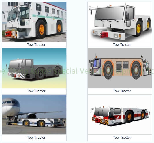 Aircraft tow tractors