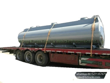 Tank body Carbon steel inner lined 16mm PE, 15000L-16500L for chemical truck lorry Customization
