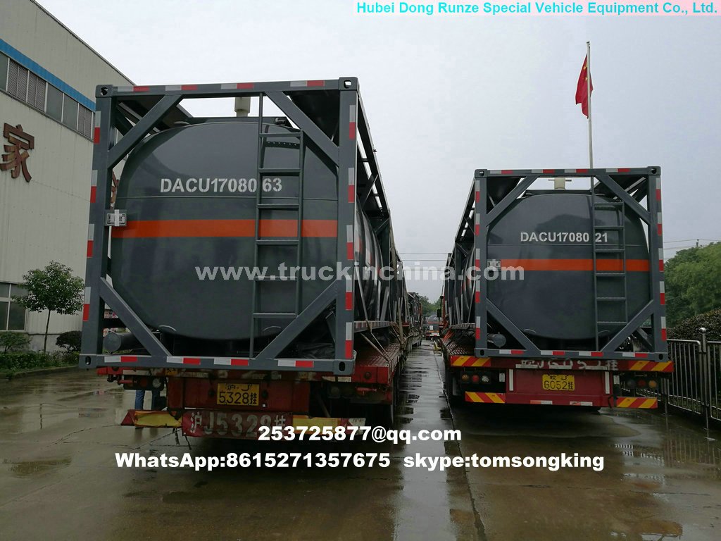 10 units 20 FT Tank Container PE Lined Tank export to Hanoi, Vietnam