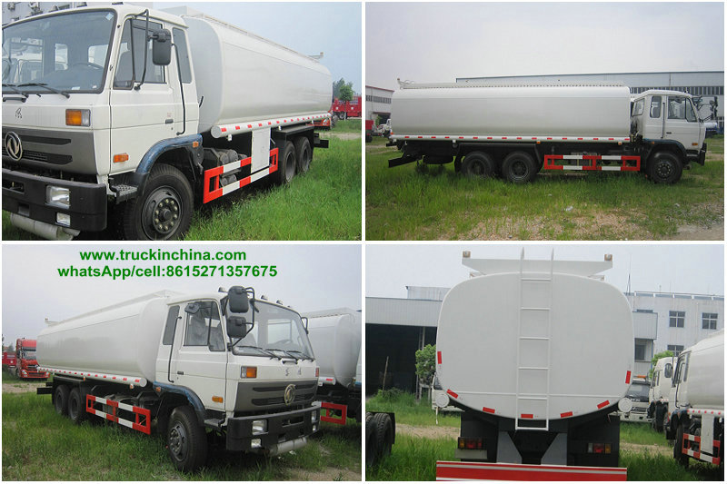 DRZ5253GYYE Dongfeng 6x4 22000L Aluminium Oil tank Transport Truck for Sale