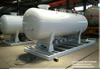 5000Liters LPG Gas Skid Filling Station with Mobile Refilling LPG Scales for LPG Bottle 