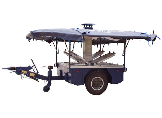  Military Mobile Cooking Kitchen Trailer 