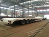 80T 4 Axles Lowbed Semi Trailer 13.5M