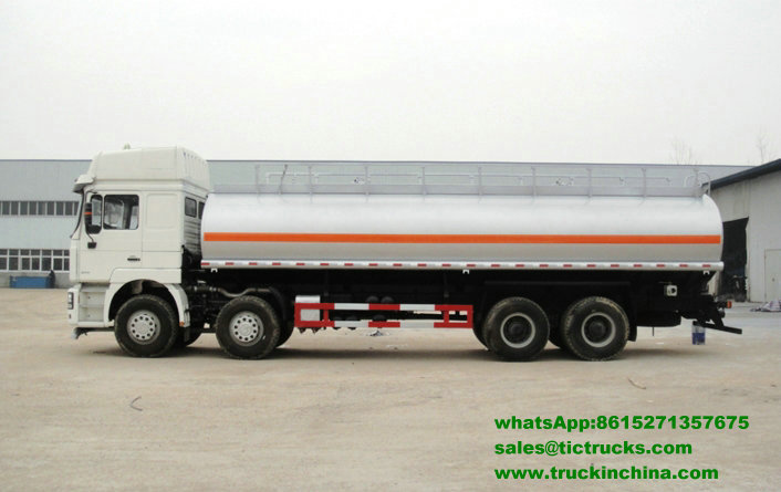 Shacman heavy&nbsp;oil&nbsp;truck, F3000 8x4 Stainless Steel 