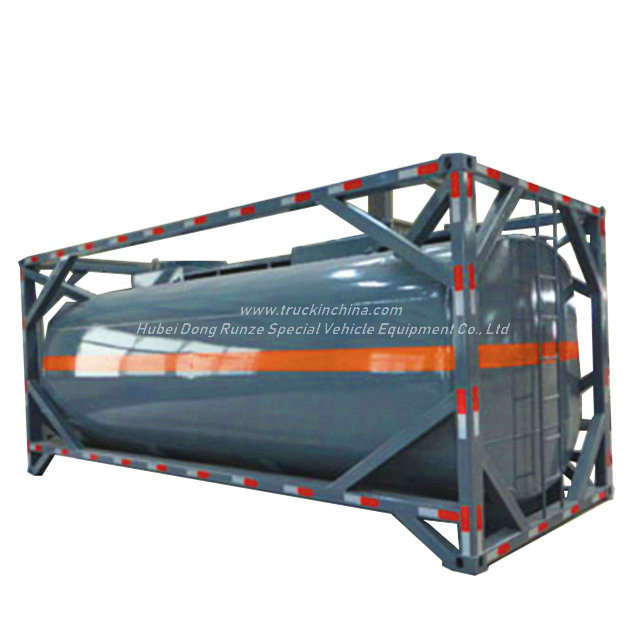 20FT ISO Container Frame, UN Portable Tank for UN 2797, BATTERY FLUID, ALKALI