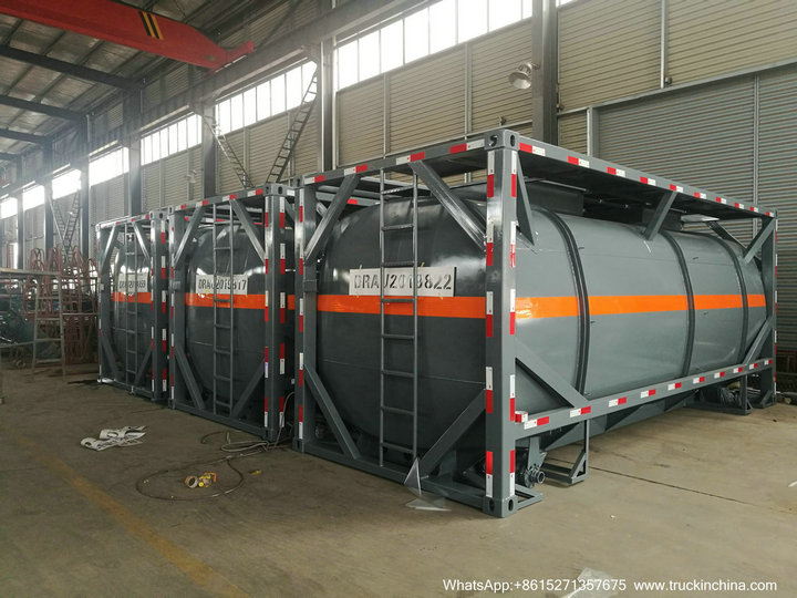 5 Units New 20FT ISOTANK For HCl Acid Chemical Liquid Export to HAIPHONG VIETNAM 