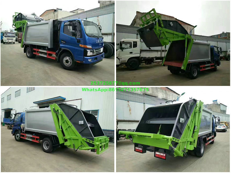 JAC 3 ton compactor garbage truck for sale
