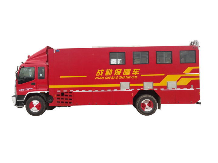 ISUZU Food Truck for Fireman Logistics Catering Support