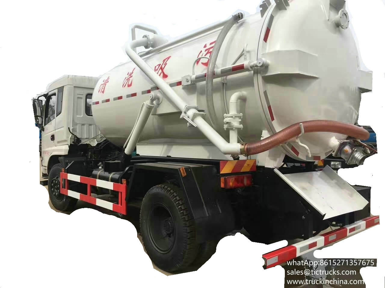 High pressure vacuum Sewer Jetting Truck 9000L 