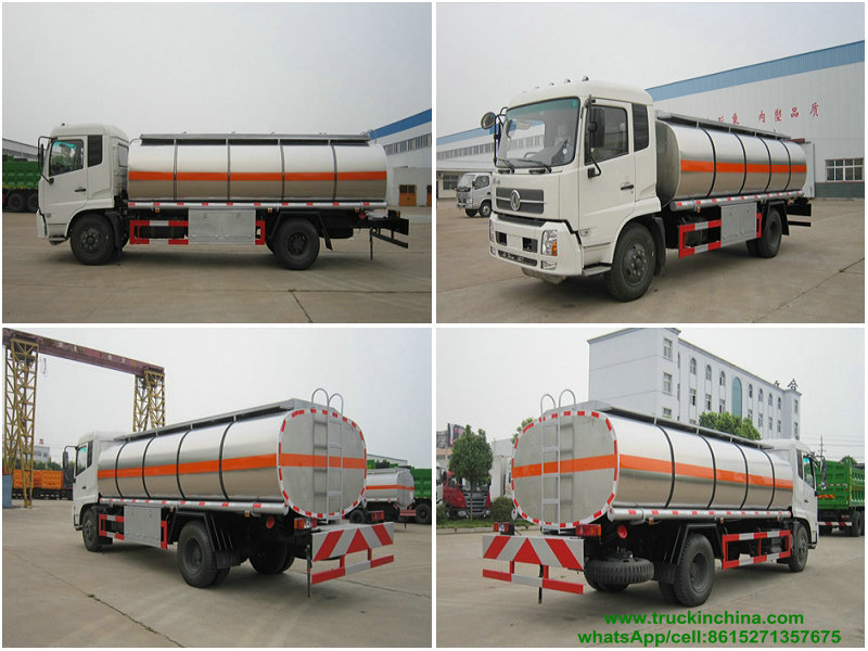 Dongfeng 4x2 Stainless Steel Ammonium Nitrate Solution Transport vehicle 50mm PUF Insulated
