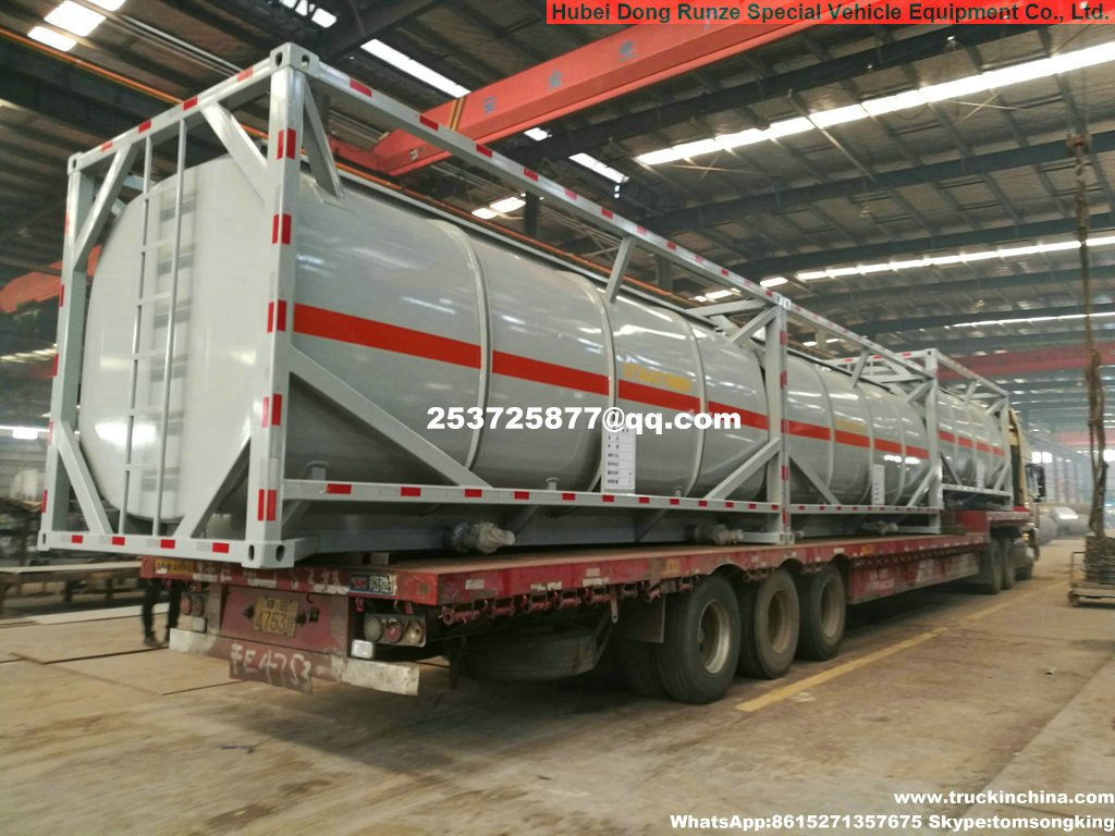 4units 20ft HCL acid tank containers 22cbm export vietnam