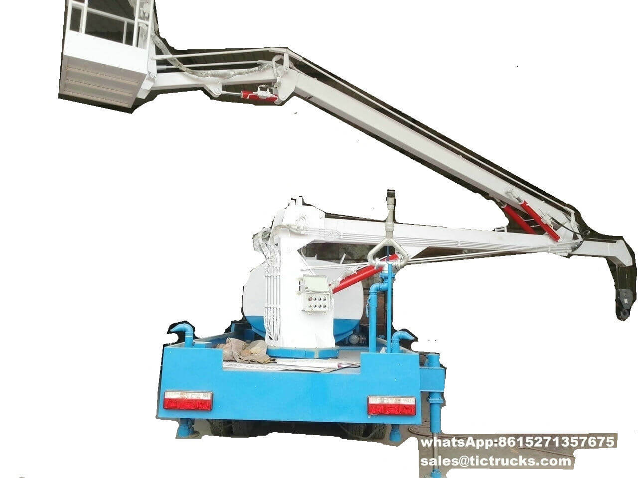 Aerial platform truck -35m-with-water tank