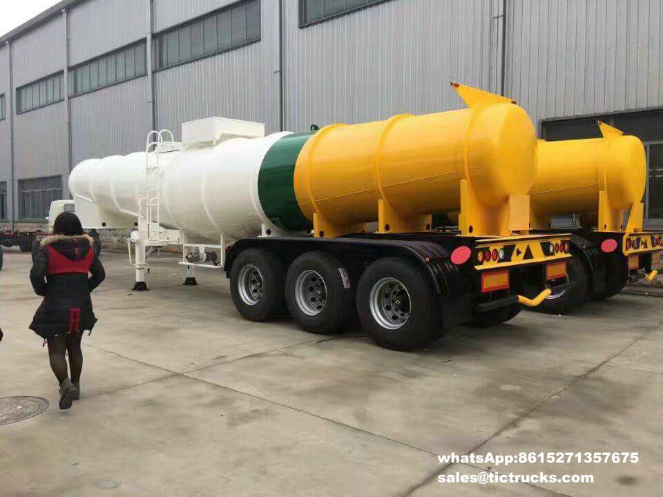 Sulphuric Acid Tanker Trailer V shape for zambia price