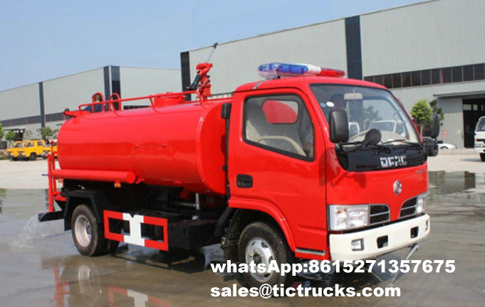 Dongfeng 5000Lwater tank lorry Fire Truck 4x2