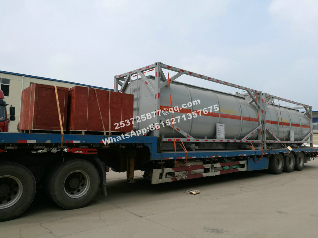 20ft HCL acid tank containers 22000liters export vietnam 