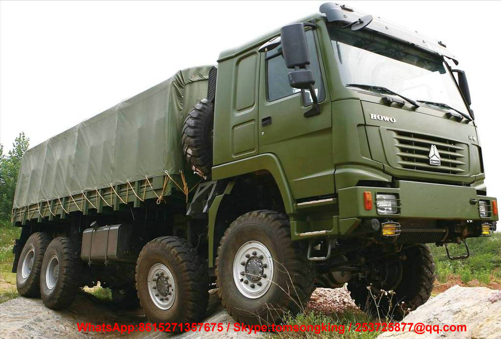 HOWO 8x8 All wheels Drive Vehicle chassis