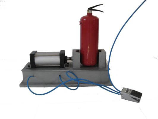 Fire Extinguisher Water Type Extinguisher Filling Machine , Fire Extinguisher Clamper (pneumatic)