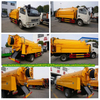 vacuum truck with high pressure jetting vacuum sewer cleaner 4000L Vacuum tank+1000L water Jetting tank