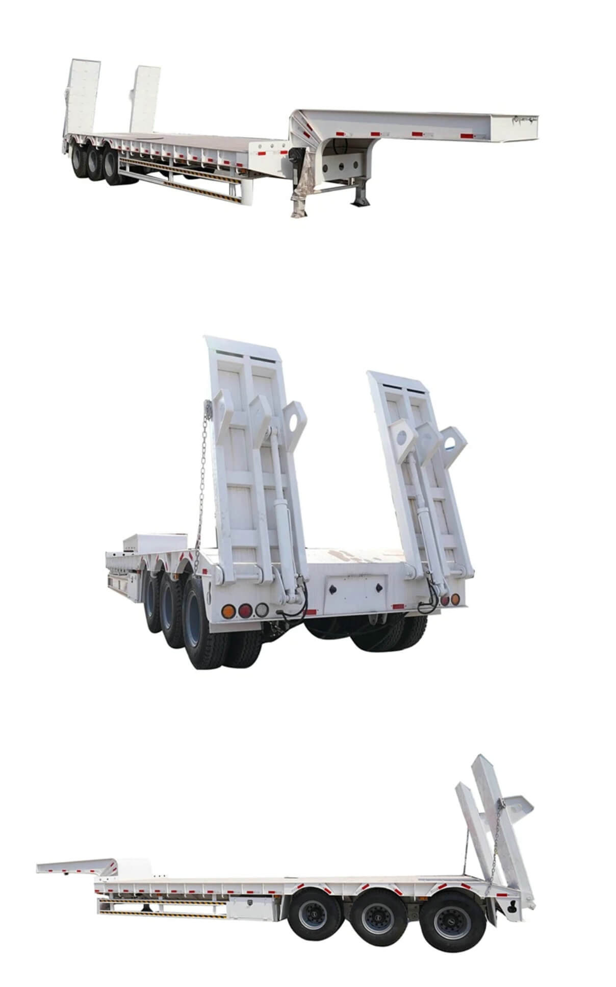 Low Bed Semi Trailer Heavy Duty Trailer_2