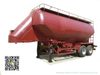 2 Axles Bulk Tanker Trailer for Wheat -Bean Grains Transport Silo Tank Capacity 35cbm