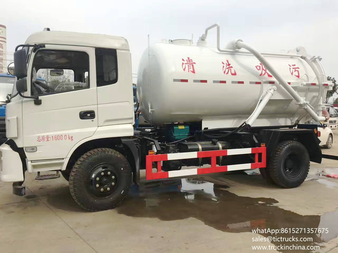 septik truck,sewage tanker-9000L Cesspool Emptying Truck.jpg