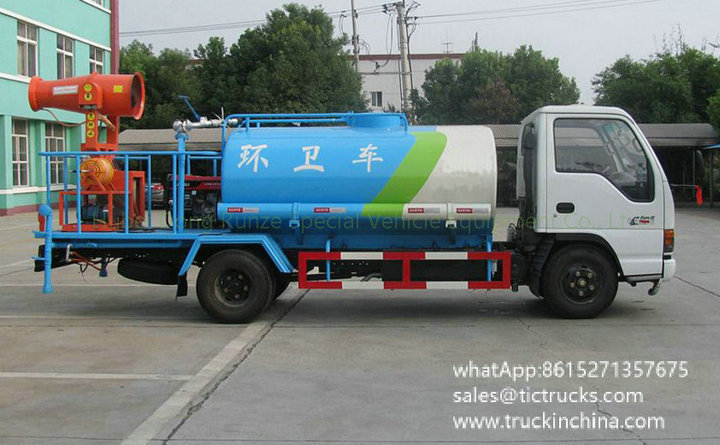 ISUZU 4000L-6000L water tank for sale