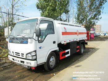 ISUZU oil truck 5000L Aluminum Alloy 