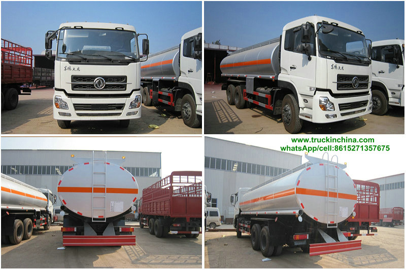 DRZ5250GYYD Dongfeng Tianlong 6x4 Oil Tanker Truck Capacity 22000L 