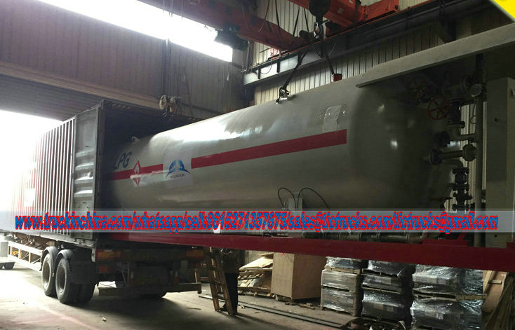 Gas Cylinders Refilling Plant 20000Liters Mobile LPG Filling Stations 8Tons -10Tons