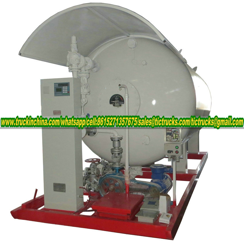 LPG skid mounted station Mobile Filling Station for LPG with 12000Liters 