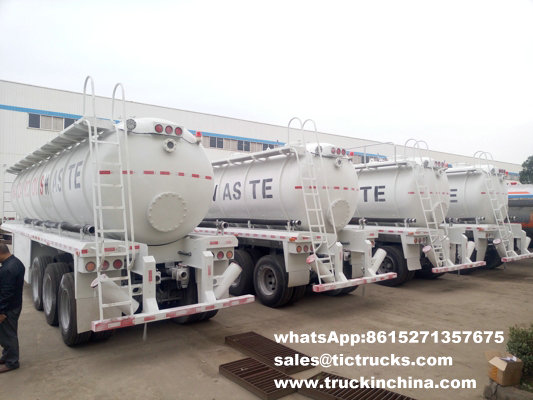 tri axles Cesspit tanker trailers