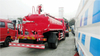 HOWO Water Truck 4x4 / 4x2 with Fire Pump 9 - 12 M3 Tank