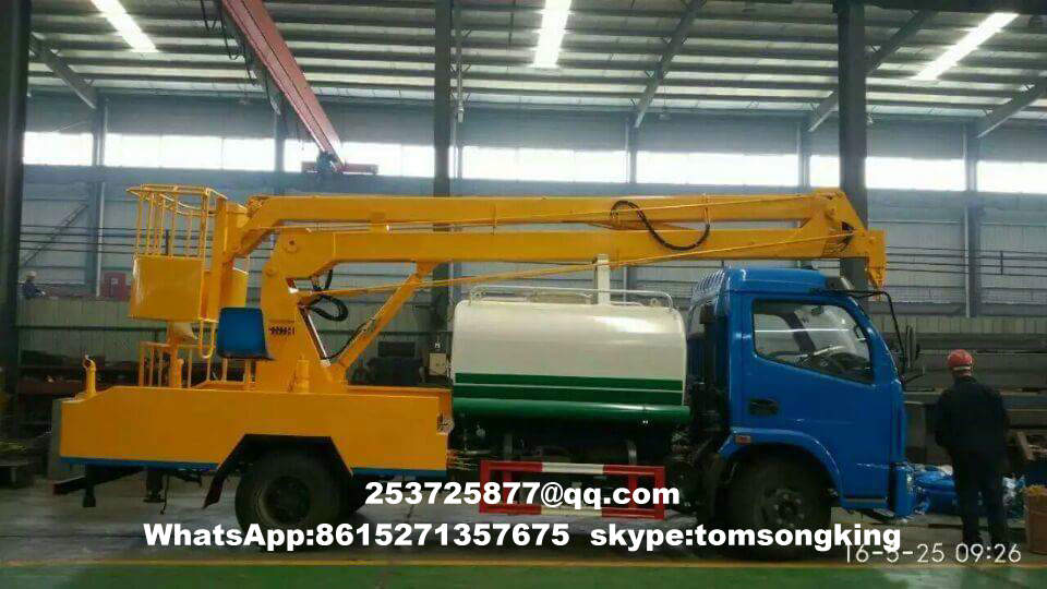 Aerial platform truck mounted water tanks for sale