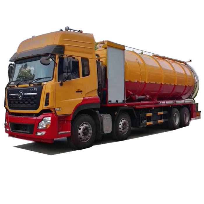 DRZ high pressure jetting combined vacuum tanker - 18000Liters +2000Liters 