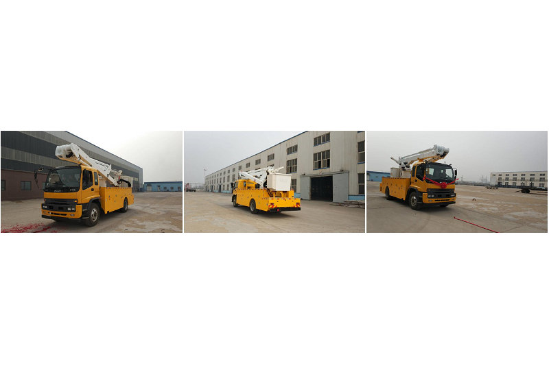 Isuzu Insulation Manlift 18m -20m Electric Working