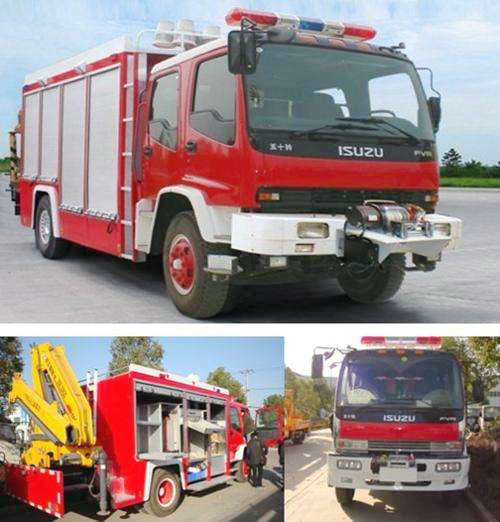ISUZU rescue fire truck-004-