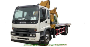 ISUZU Recovery Truck Mounted with Knuckle XCMG 5 Ton Crane