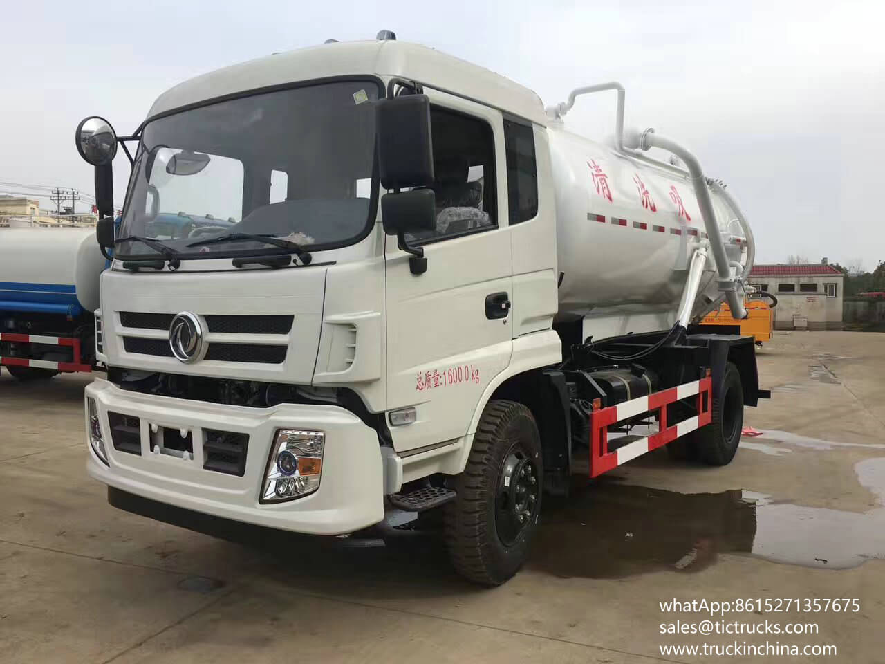 septik truck,sewage tanker-7000L Cesspool Emptying Truck.jpg