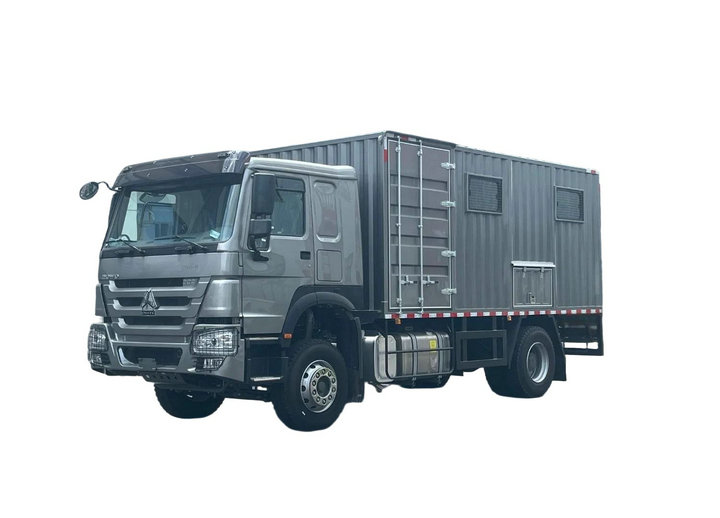 HOWO 4x2 Mobile Lube Workshop Maintenance Equipment Vehicle