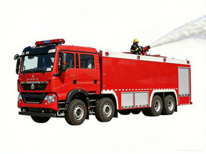 HOWO 25 T Fire Tender Fire Fighting Truck 20000L Water + 5000L Foam 