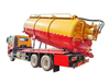 HOWO Combined Sewer Jetting And Vacuum Trucks 9000L Sewage 6000L Clean Water 