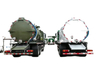 HOWO Vacuum Super Sucker Septic Tanker Truck 20m3 with Liquid Ring Vac Pump